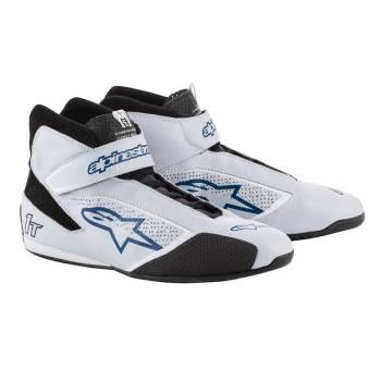 Alpinestars - Alpinestars Tech-1 T Shoe - Silver/Blue - Size 10