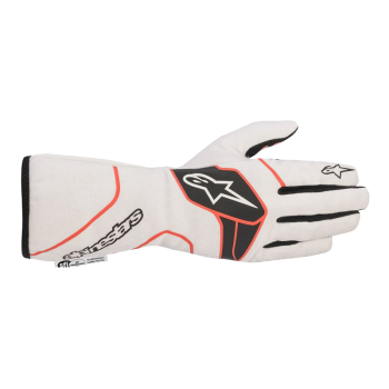 Alpinestars - Alpinestars Tech 1 Race v2 Glove - White/Black/Red - Size S