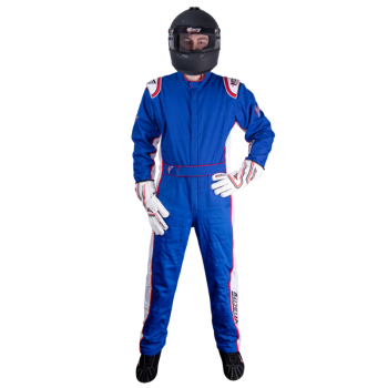 Velocity Race Gear - Velocity 5 Patriot Suit - Blue/White/Red - Medium
