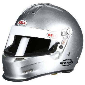 Bell Helmets - Bell GP.2 Youth Helmet - Metallic Silver - 4XS (51-52) SFI24.1