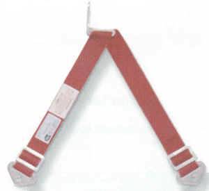 Simpson - Simpson Bolt-In Dual Anti-Submarine Belt - For Latch & Link Type Systems - Red