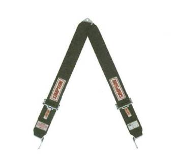 Simpson - Simpson 3" Rollbar Mount V-Type Shoulder Harness - Bolt-In - For Latch & Link Type Restraint Systems - Red