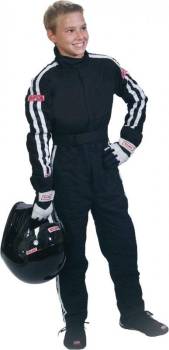 Simpson - Simpson Basic Youth Classic STD.19 Racing Suit - Black - Medium
