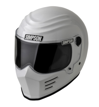 Simpson - Simpson Outlaw Bandit Helmet - White - Large