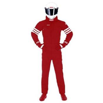 Simpson - Simpson Classic STD.19 Racing Suit - Red - Large