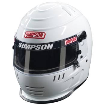 Simpson - Simpson Jr. Speedway Shark Helmet - White - Large