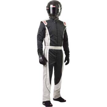Simpson - Simpson Crossover Racing Suit - Black/Gray - X-Large