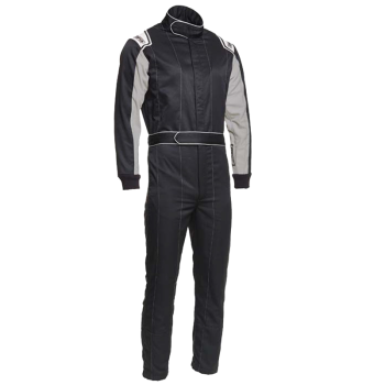 Simpson - Simpson Qualifier Racing Suit - Black / Gray - X-Large