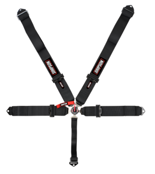 Simpson - Simpson 5 Point Camlock 55" Restraint - Floor Mount - Pull Down - Individual Harness - Blue