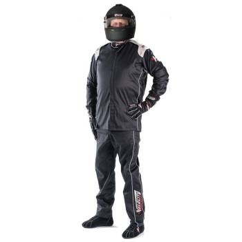 Velocity Race Gear - Velocity Super Stock Pant (Only) - Black/Silver - Small