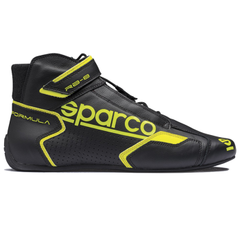 Sparco - Sparco Formula RB-8.1 Racing Shoe - Black / Yellow - Size: 12 / Euro 46