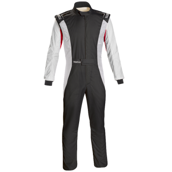Sparco - Sparco Competition SFI Boot Cut Suit - Black/White - Size: 48
