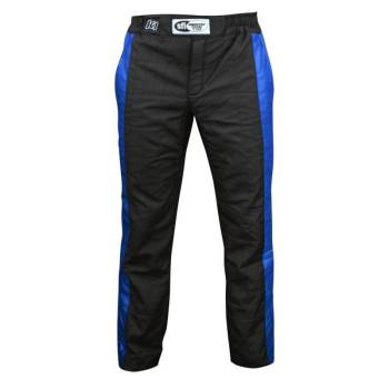 K1 RaceGear - K1 RaceGear Sportsman Pants (Only) - Black/Blue - Size: Medium/Large / Euro 54