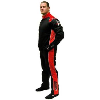 Velocity Race Gear - Velocity 5 Multi-Layer Jacket - Black/Red - Medium