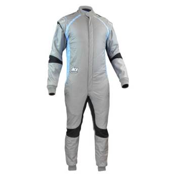 K1 RaceGear - K1 FLEX Suit - Grey/Blue - Size: Large/X-Large / Euro 58