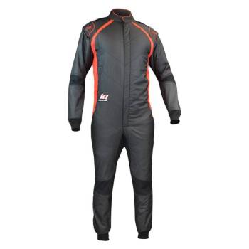 K1 RaceGear - K1 FLEX Suit - Black/Red - Size: Medium/Large / Euro 54