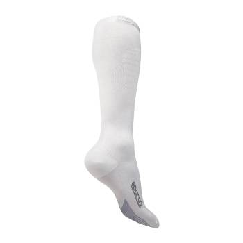 Sparco - Sparco Compression Socks - Silicone Inside - White - Size: Euro 38/39