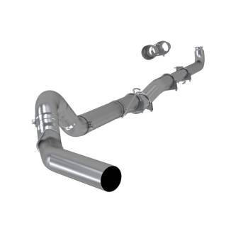 MBRP Performance Exhaust - MBRP PLM Series Downpipe-Back Exhaust System - 5" Diameter - Stainless Tip - Steel - Aluminized - 2500 / 3500 - Extended / Crew Cab - GM Duramax - GM Full-Size Truck 2001-07