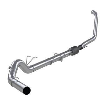 MBRP Performance Exhaust - MBRP PLM Series Turbo-Back Exhaust System - 5" Diameter - Stainless Tip - Steel - Aluminized - F250 / F350 - Extended / Crew Cab - Ford PowerStroke - Ford Full-Size Truck 2003-07