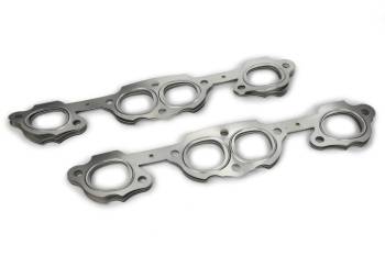 Cometic - Cometic Exhaust Manifold/Header Gasket - 1.50 x 1.60" Square Port - Multi-Layered Steel - Small Block Chevy (Pair)