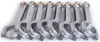 Eagle Specialty Products - Eagle H-Beam Connecting Rod - 6.200" Long - Bushed - 3/8" Cap Screws - ARP2000 - SB Chevy / Ford (Set of 8)