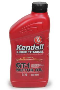 Kendall Oil - Kendall® GT-1® Motor Oil with Liquid Titanium® - 1 Quart