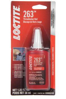 Loctite - Loctite 263 Threadlocker Red Surface Insensitive - 36 ml Bottle