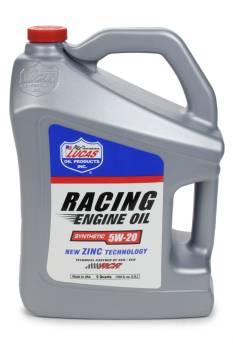 Lucas Oil Products - Lucas Racing 5W20 Synthetic Motor Oil - 5 Quart
