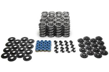 Manley Performance - Manley Dual Valve Spring Kit - 379 lb./in Spring Rate - 1.100" Coil Bind - 1.295" OD - Steel - Retainer - GM LS-Series