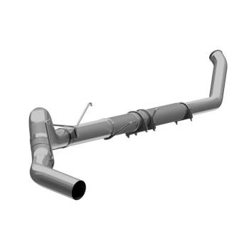 MBRP Performance Exhaust - MBRP PLM Series Turbo-Back Exhaust System - 5" Diameter - Stainless Tip - Steel - Aluminized - 2500 / 3500 - Dodge Cummins - Dodge Full-Size Truck 2003-04