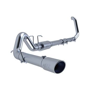 MBRP Performance Exhaust - MBRP Installer Series Turbo-Back Exhaust System -4" Diameter - Stainless Tip - Steel - Aluminized - F250 / F350 - Ford PowerStroke - Ford Full-Size Truck 1999-2003