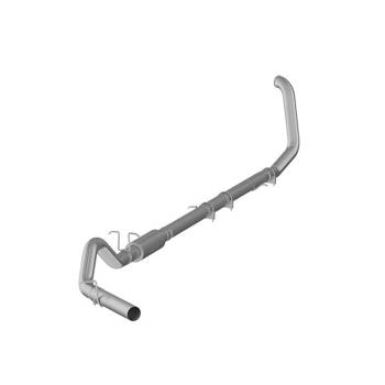 MBRP Performance Exhaust - MBRP Performance Series Turbo-Back Exhaust System - 4" Diameter - Stainless Tip - Steel - Aluminized - F250 / F350 - Ford PowerStroke - Ford Full-Size Truck 1999-2003