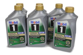 Mobil 1 - Mobil 1 Annual Protection 5W30 Synthetic Motor Oil - 1 Quart (Case of 6)