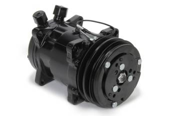 Racing Power - Racing Power Sanden 508 Air Conditioning Compressor - R-134A - 2 Groove V-Belt Pulley - Black