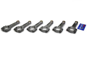 Wiseco - Wiseco Boostline I-Beam Connecting Rod - 5.591 Long - Bushed - 7/16" Cap Screws - ARP2000 - Forged Steel - Toyota Inline-6 (Set of 6)