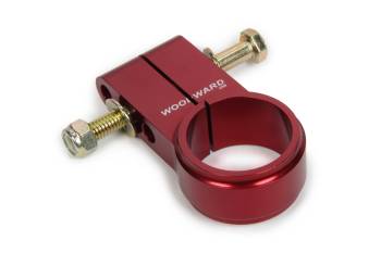 Woodward - Woodward Steering Column Clamp - 40 mm ID - 3 Hole Adjustable - Billet Aluminum - Red Anodized - Woodward Safety Steering Column
