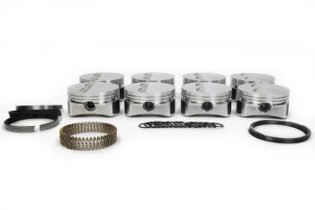 ProTru by Wiseco - ProTru by Wiseco Pro Tru Street Series Forged Piston Set - 4.155" Bore - 1/16 x 1/16 x 3/16" Ring Grooves - Minus 5 cc - Coated Skirt - SB Chevy (Set of 8)