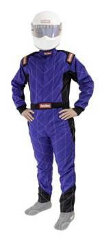 RaceQuip - RaceQuip Chevron SFI-1 Suit - Blue - X- Large