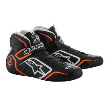 Alpinestars - Alpinestars Tech 1-Z v1 Shoes - Black/White/Orange - Size 5