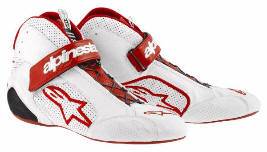 Alpinestars - Alpinestars Tech 1-Z Shoes - White/Red - Size 9