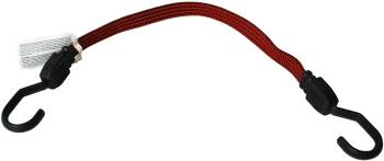 Highland - Highland Fat Strap Bungee Tie Down Strap - 20" Long - Plastic/Rubber - Red
