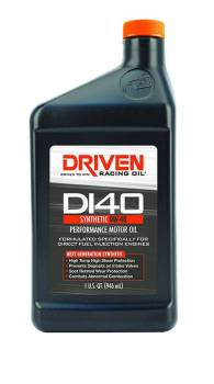 Driven Racing Oil - Driven DI40 0W-40 Synthetic Direct Injection Performance Motor Oil - 1 Quart Bottle