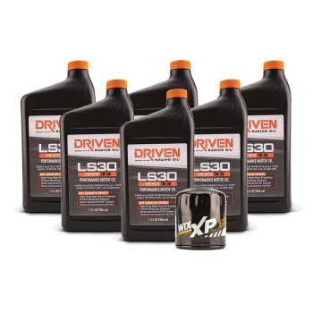 Driven Racing Oil - Driven LS30 Oil Change Kit for Gen III GM Engines (1997-2006) w/ 6 Qt Oil Capacity