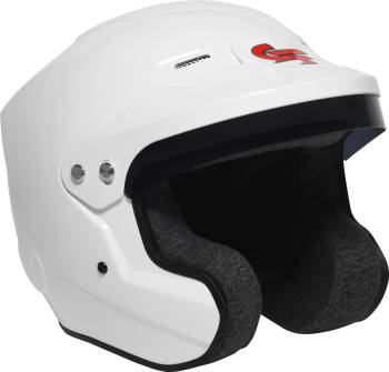 G-Force Racing Gear - G-Force Nova Open Face Helmet - White - Medium