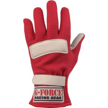 G-Force Racing Gear - G-Force G5 Racing Gloves - Red - Large