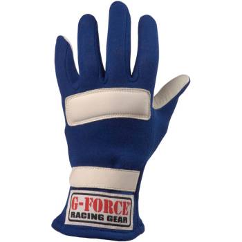 G-Force Racing Gear - G-Force G5 Racing Gloves - Blue - Medium