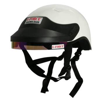 G-Force Racing Gear - G-Force DOT Crew Helmet - White - Large