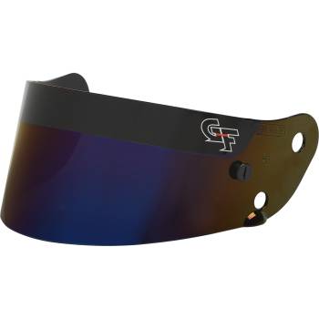 G-Force Racing Gear - G-Force R17 Blue Mirror Shield For Revo Series Helmets