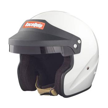 RaceQuip - RaceQuip Open Face Helmet - Small - White