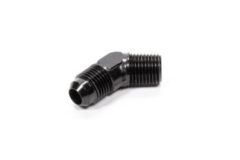 Fragola Performance Systems - Fragola Aluminum AN to NPT 45 Adapter - Black -04 AN to 1/8" NPT